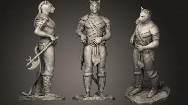 3D model Khajiit Warrior (STL)